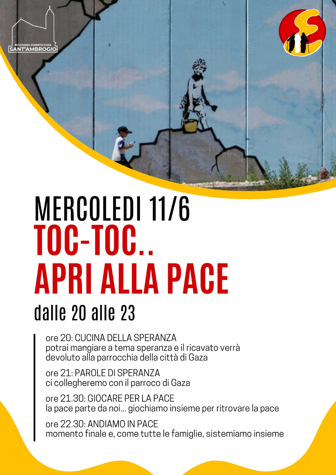 Parrocchia Sant'Ambrogio: TOC-TOC APRI ALLA PACE