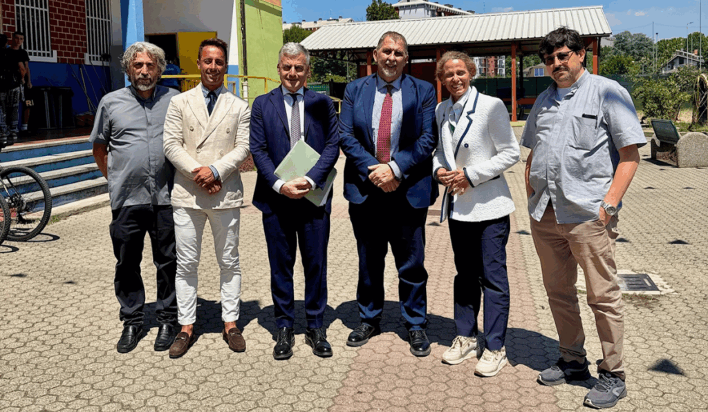 Sopralluogo con il Commissario Straordinario, Regione Lombardia e Prefettura per il rilancio del territorio. Foto dal sito del Comune di Rozzano.