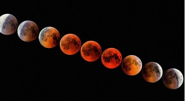 Eclissi Luna a Rozzano Centro Osservatorio
