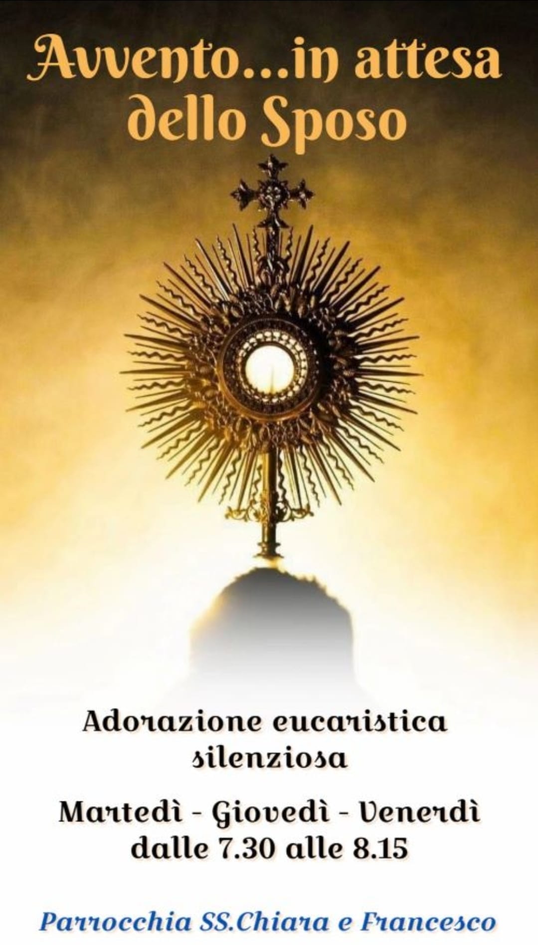 Rozzano: Adorazione Eucaristica presso parrocchia Santi Chiara e Francesco