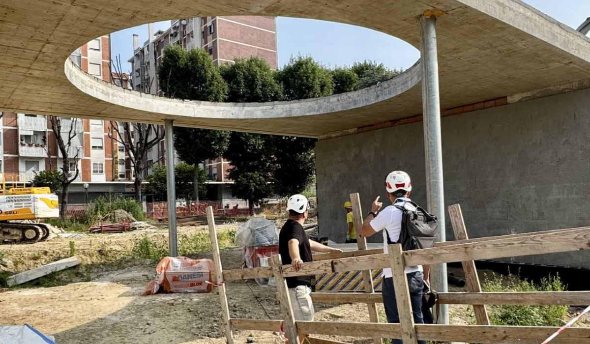Lavori nel centro Cittadino di Rozzano. Foto presa dal sito del comune,