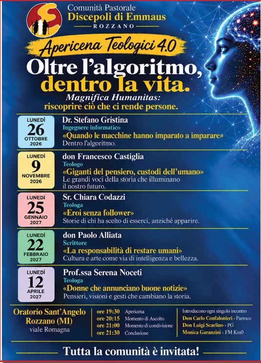 Oratorio Sant'Angelo di Rozzano: Aperitivi Teologici 4.0